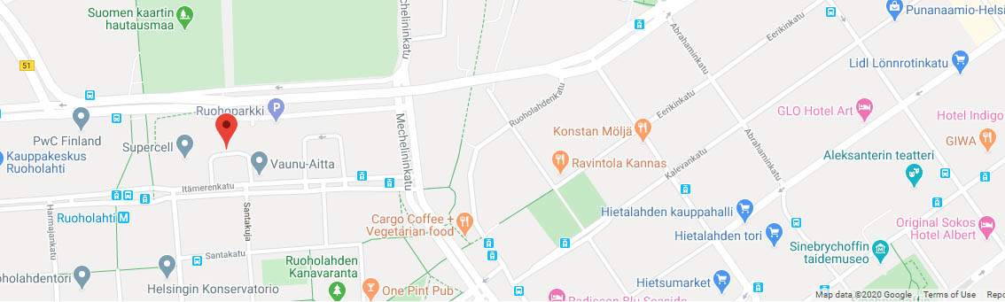 map MedFin | Lääkärikeskus ja työterveyshuoltopalvelut